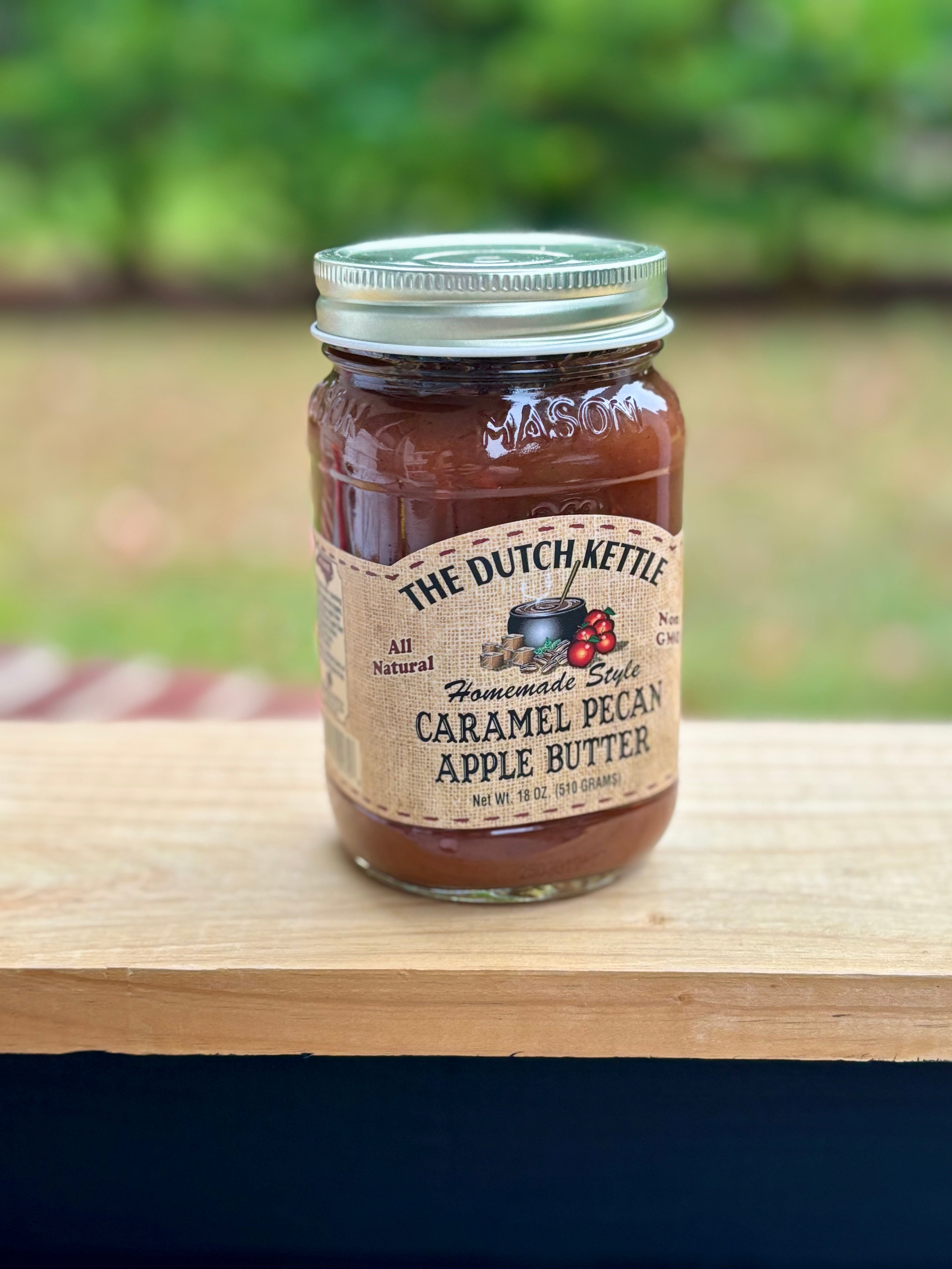 The Dutch Kettle Caramel Pecan Apple Butter (18oz)