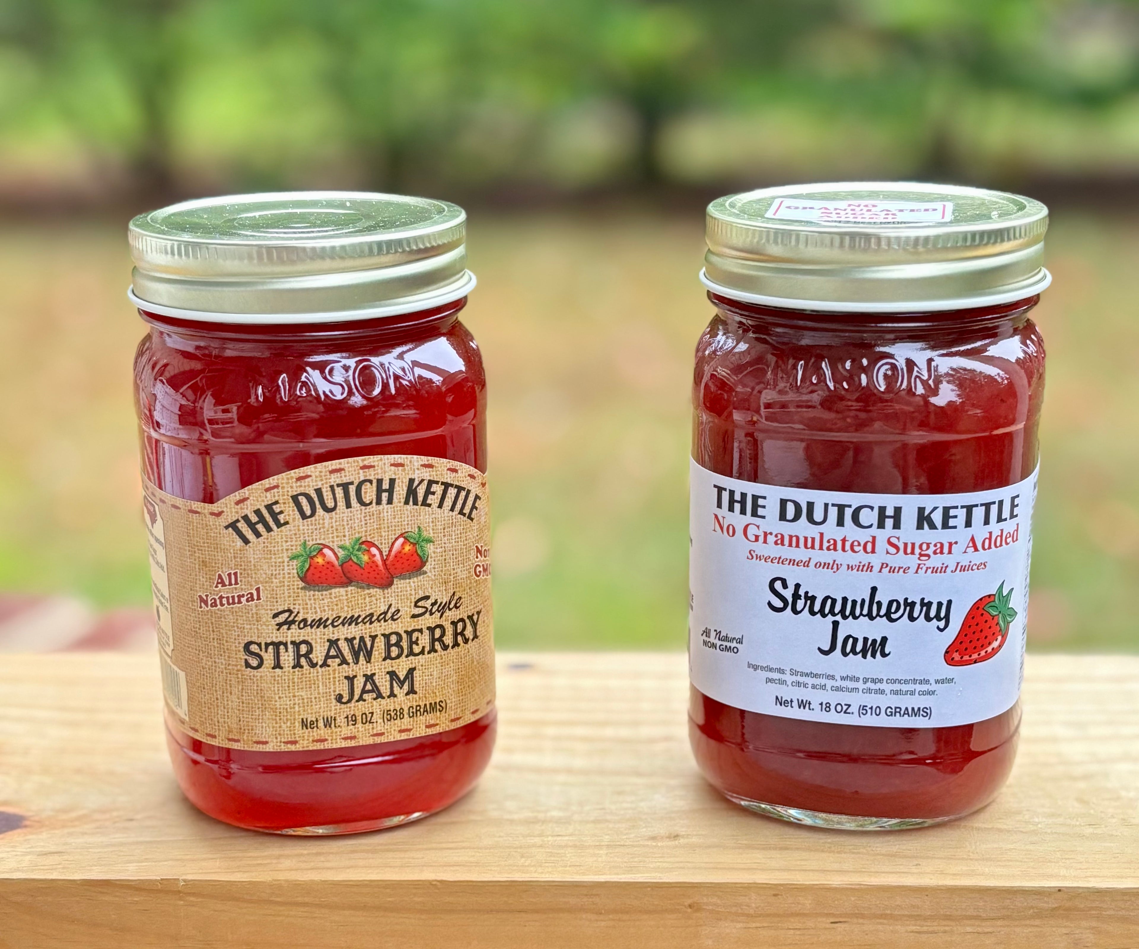 The Dutch Kettle Strawberry Jam (18oz)